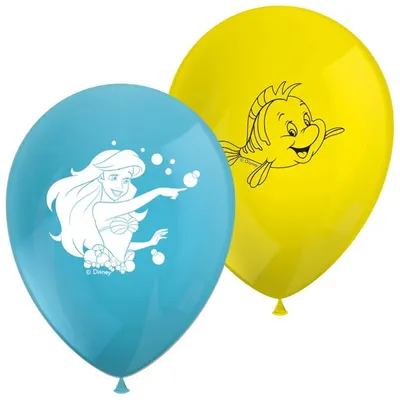 Produktbild von Arielle die Meerjungfrau 8 Luftballons