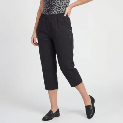 Produktbild von Caprihose OriginalYou 7/8 Sommer Hose mit Gummizug & Stretch 36-50 für Damen