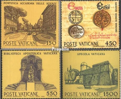 Produktbild von Briefmarken Vatikanstadt 1984 Mi 848-851 (kompl.Ausg.) postfrisch Wissenschaft