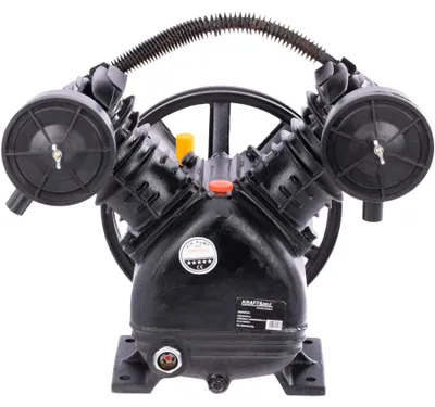 Produktbild von KRAFT&DELE | Luftkompressor-Pumpenkopf, 1.5kW, 2 Kolben, 51mm, Ölgeschmierter Luftkompressor-Kolbenpumpenkopf mit zwei Zylindern, einstufiger Ersatz für Aluminium-Luftkompressorpumpe