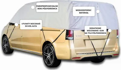 Image de Demi-bâche pour un van L Auto Persenning Practic 3 couches