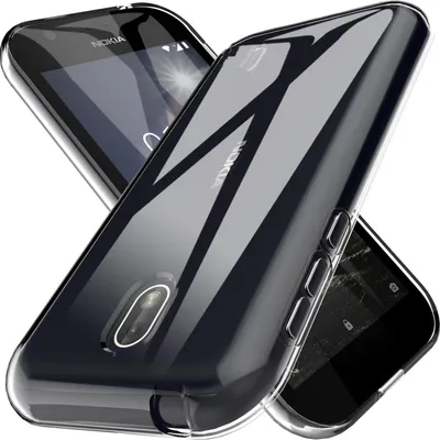 Produktbild von Schutzhülle für Nokia 1 Hülle Transparent Slim Cover Clear Case