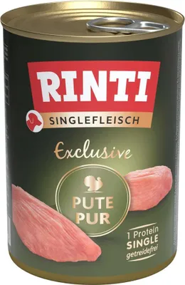 Immagine prodotto di Rinti 400gx12 Carne Singola Esclusiva Tacchino Lattina Pura