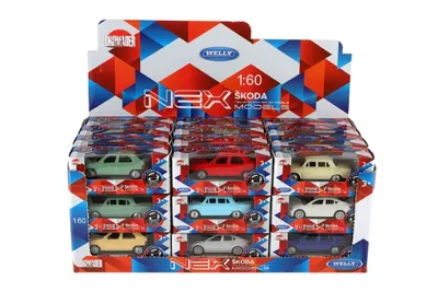 Zdjęcie produktu dla RAPPA WELLY MODELS 1:60 BOX Skoda mix