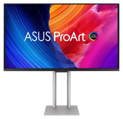 Produktbild von ASUS ProArt OLED PA27UCDMR, 67,3 cm (26.5"), 3840 x 2160 Pixel, 4K Ultra HD, LED, 0,1 ms, Silber