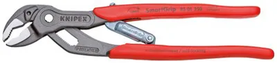 Produktbild von KNIPEX 85 01 250 SmartGrip® Wasserpumpenzange mit automatischer Einstellung mit rutschhemmendem Kunststoff überzogen grau atramentiert 250 mm