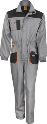 Immagine prodotto di Result Unisex Work-Guard Lite Tuta da lavoro (traspirante e antivento) (2 pezzi/confezione) RW6974 (XS) (Grigio/Nero/Arancione)