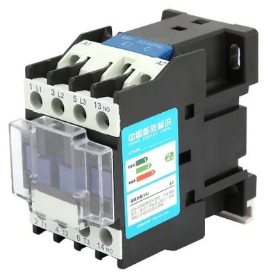 AC-Schütz CJX2-1210, 48 V DC, Hutschienenmontage, industriell