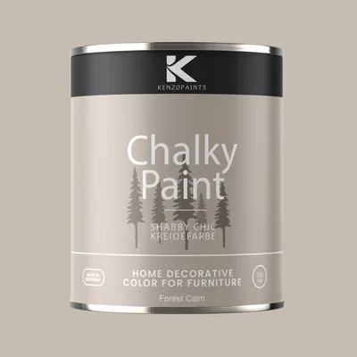 Produktbild von Kenzopaints Chalky Paint Kreidefarbe Möbelfarbe Möbellack 1Kg / 750ml - Forest Calm