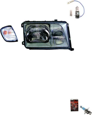 Produktbild von Scheinwerfer + Osram Night Breaker Laser passend für Mercedes W124 Rechts 1248208659 A1248208659 1248261043 A1248261043 Johns