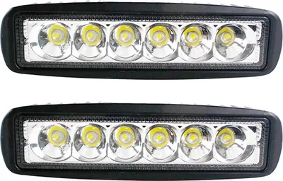 Produktbild von Greenmigo 2X 18W IP67 LED Arbeitsscheinwerfer Zusatzscheinwerfer 12V 24V Arbeitslicht LED Offroad Flutlicht Spotlight Reflektor Scheinwerfer 1800LM