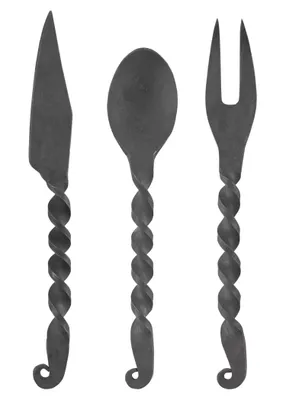 Produktbild von Essbesteck 3-teilig Messer, Gabel, Löffel