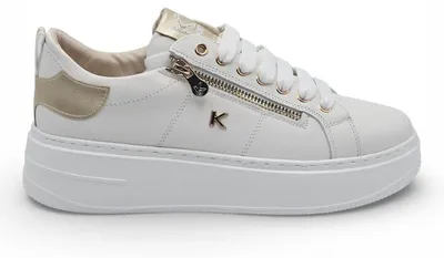 Produktbild von KEYS K-10520 Damen-Sneaker aus weißem Leder
