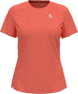 Produktbild von Odlo Zeroweight Enginee Kurzarm-t-shirt Orange S Frau Orange S
