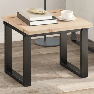 Zdjęcie produktu dla Maison Exclusive – blat stołu 50 x 50 x 2,5 cm, kwadratowy, lite drewno sosnowe