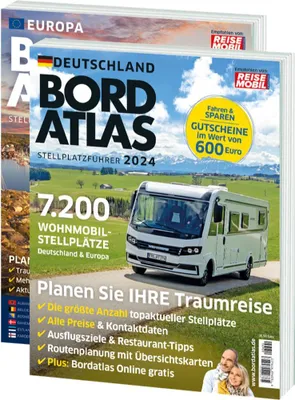 Produktbild von Bordatlas Stellplatzführer 2024 / 2 Bde.