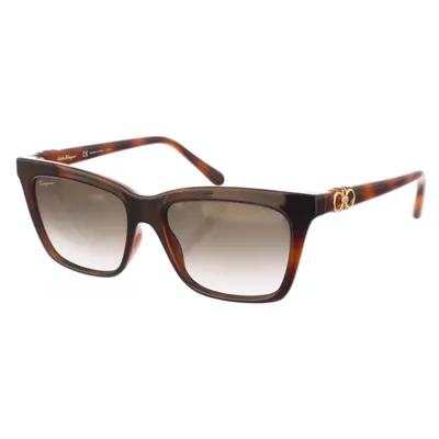 Produktbild von Salvatore Ferragamo SF1027S Rechteckige Acetat-Sonnenbrille für Damen