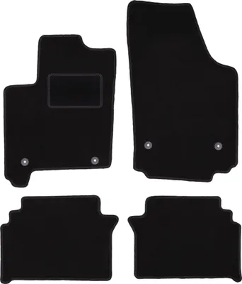 Immagine prodotto di Tappetini in velluto nero per: Opel Meriva A Minivan (2002-2010)