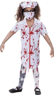 Immagine prodotto di Smiffys - Costume - Ragazza SM1715 (110-116) (Bianco/Rosso)