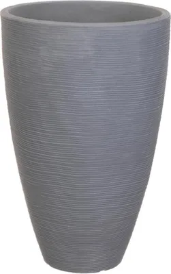 Obrázek produktu pro Žebrované kvìtin progarden z plastové šedé 60 cm x 40 cm