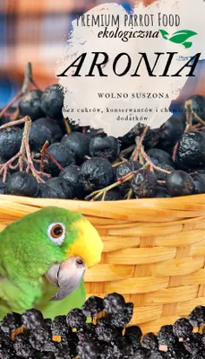 Produktbild von -Aronia Snack für Papageien | Nährstoffreicher Kauspaß, 100g