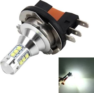 Produktbild von 2 PCs H15 50W 500 LM 6000K Auto Nebellicht mit 16 CREE Lampen, DC 12V-24V (Weißlicht)