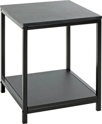 Produktbild von HAKU Beistelltisch schwarz - MDF, Metall, B/H/T: 40x50x40 cm