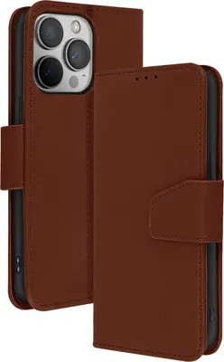 Immagine prodotto di Avizar, iPhone 13 Pro Custodia in pelle Premium con funzione stand, marrone