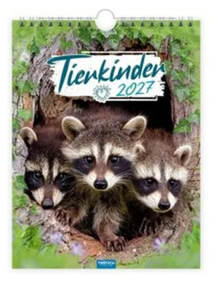 Produktbild von TRÖTSCH - Notizkalender zum Hängen Tierkinder 2027