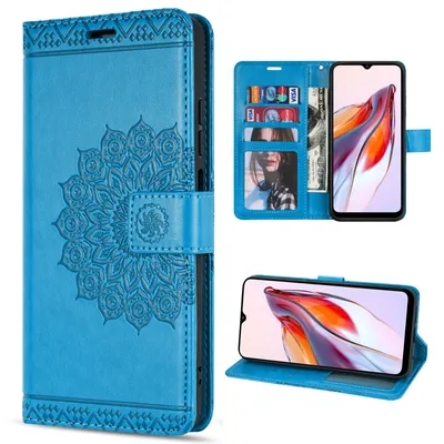 Produktbild von Hülle für Xiaomi Redmi 12C Handyhülle Handy Tasche Klapphülle Wallet Case Etui Blau