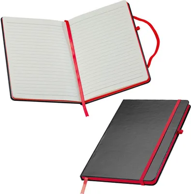 Produktbild von Notizbuch / DIN A5 / 160 S. / liniert / PolyurethanHardcover / Farbe: rot