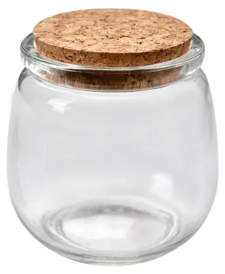 Image de Clayre & Eef Verre à provisions Ø 7x8 cm Verre transparent