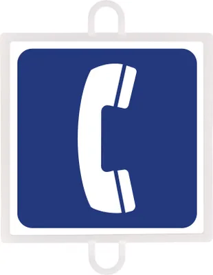 Immagine prodotto di Indicazioni del pannello di segnaletica stradale n. 2 (telefono)