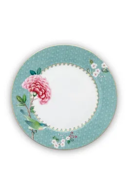Produktbild von PIP STUDIO Blushing Birds Frühstücksteller blue 21 cm
