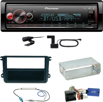 Produktbild von Pioneer MVH-S520DAB Digitalradio Einbauset für Golf 5 6 Passat 3C CC B7 Touran