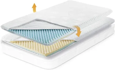Produktbild von Nah-Vital Matratzentopper Matratzenschoner mit Memoryschaum mit Kühl & SEAQUAL-Seite