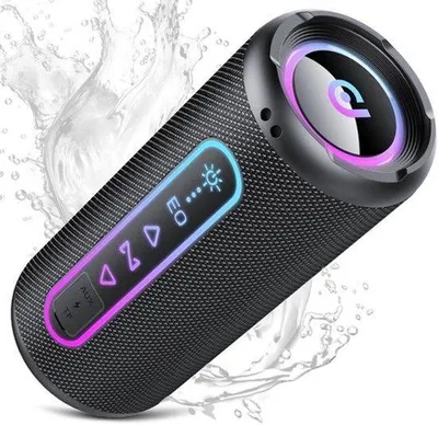 Productafbeelding van Draagbare Bluetooth Speaker 25 W - IPX7 Waterdicht - 24 Uur Batterijduur - Stereo Surroundsound - Voor Buitenfeesten