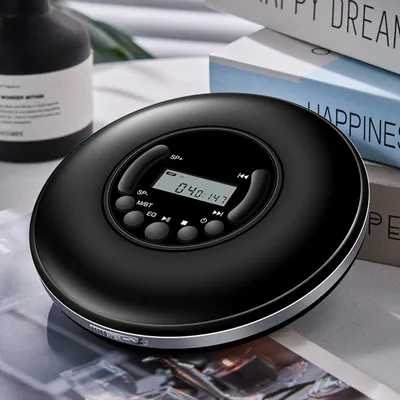 Produktbild von Tragbarer CD-Player MP3-Musik-Player AB-Wiederholungsfunktion mit LCD-Display LCD-Display Externe Lautsprecher und Kopfhoerer 5 Arten von Soundeffekten