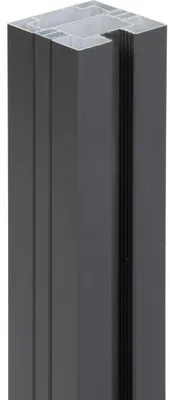 Produktbild von Floraworld Zaunpfosten Steckzaun 180 x 6,8 cm anthrazit