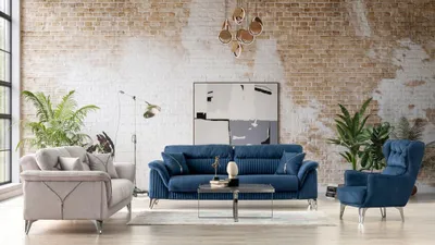 Produktbild von Gemütliche 3+3+1 Sofagarnitur Elegantes Design für stilvollen Wohnkomfort
