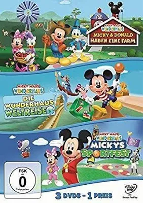 Produktbild von Disney Micky Maus Wunderhaus - Sportfest/Weltreise/Farm Dreierpack [DVD]
