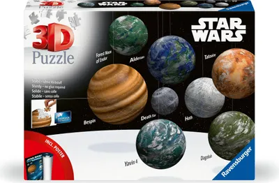 Produktbild von Puzzle-Ball Sortiment: Star Wars Himmelskörper Ravensburger 11577