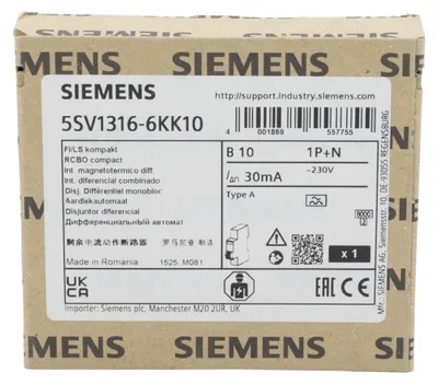Produktbild von Siemens 5SV1316-6KK10 Nicht kategorisiert