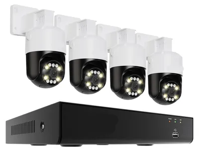 Zdjęcie produktu dla System kamer monitoringu – do użytku zewnętrznego – system kamer CCTV – rejestrator NVR 8-kanałowy – wodoszczelny (IP66)