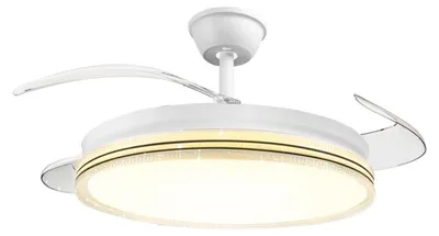 Obrázok produktu pre Stropný ventilátor s LED osvetlením, 60 W, s diaľkovým ovládaním, priemer 106 cm, s časovačom, 6 rýchlostí