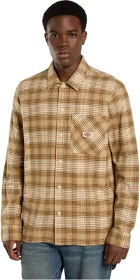 Produktbild von Dickies Forest Check Langarmhemd Braun L Herren Braun L