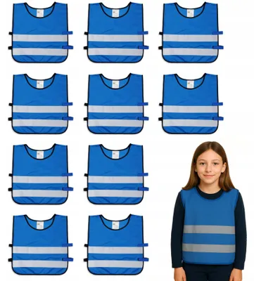 Produktbild von Kamdo Kinder Warnweste Schulkind 45x50cm 10 Stück
