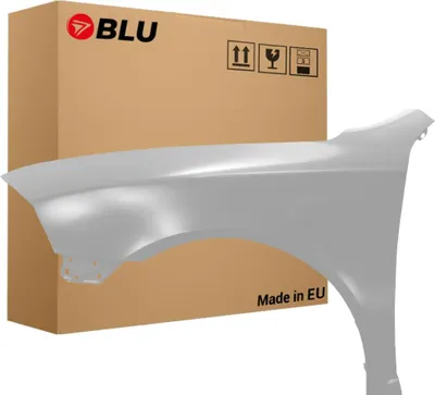Zdjęcie produktu dla BLU Błotnik Premium pasujący do Skoda Octavia II 2 (1Z3,1Z5) 9156 Lewy Srebrny ReflexSilber | 2004-2012 | Przedni Przód | Lakierowany | Gotowy do montażu | Ocynk