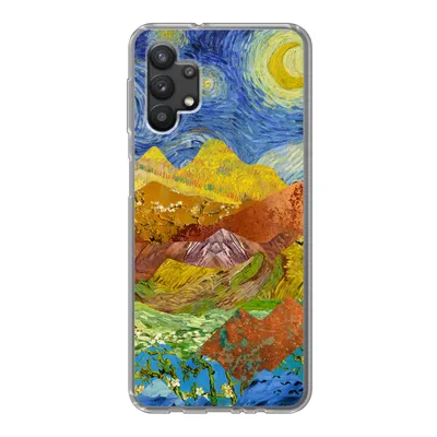 Produktbild von MuchoWow® Handyhülle Schutzhülle Hülle für Samsung Galaxy A32 5G Alte Meister - Collage - Van Gogh Silikon Softcase Handy Hülle - Softcase