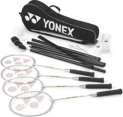 Produktbild von Yonex Badminton Set 4 Spieler - Komplettset mit Schlägern und Netz